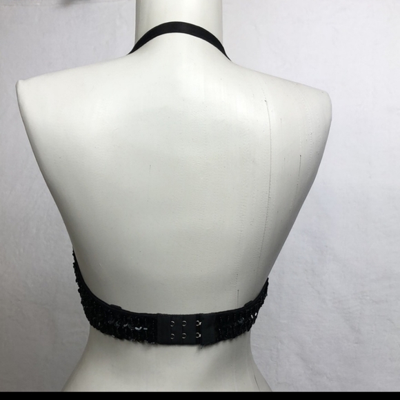 Black BEADED Madonna...Selena BRA!!!  AMAZING!!!! - Picture 6 of 15